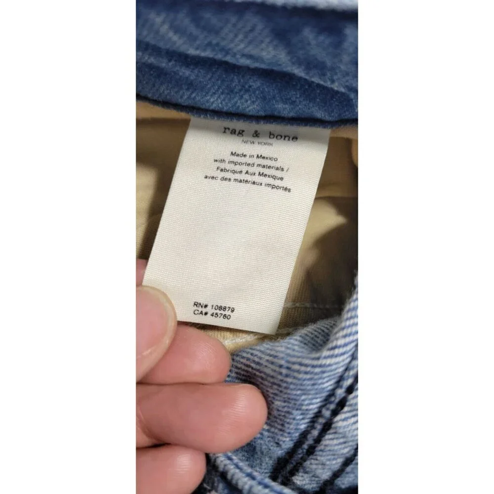 Rag and bone jeans womens nina ankle cigarrete high rise size 30